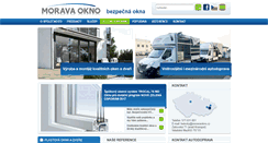 Desktop Screenshot of moravaokno.cz
